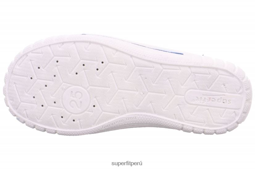 educación física Superfit bebés billete - zapatilla con deslizamiento azul V06L2473 zapatillas