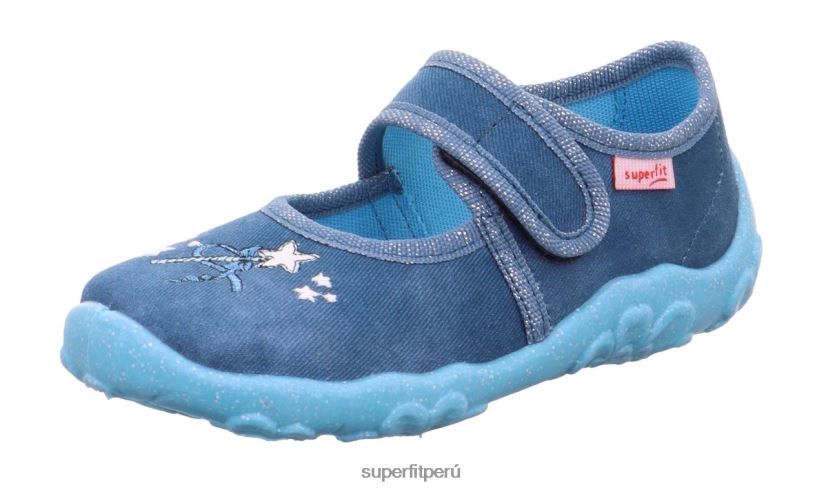educación física Superfit bebés bonny - zapatilla con cierre de velcro azul V06L24106 zapatillas