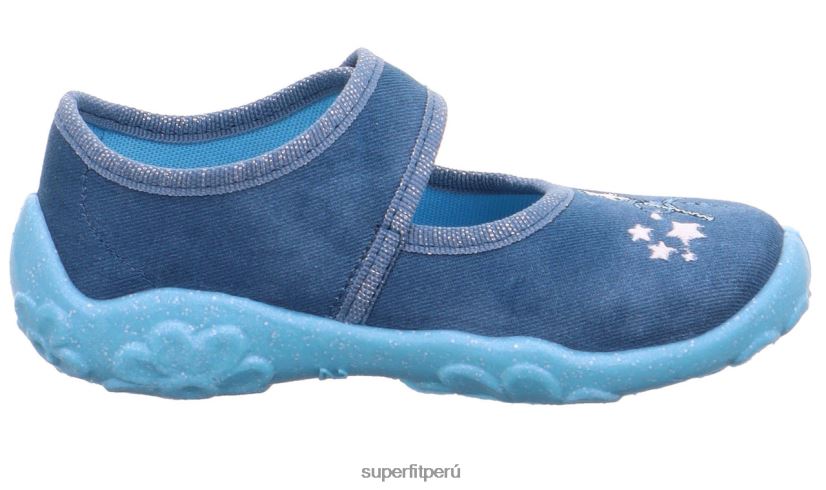 educación física Superfit bebés bonny - zapatilla con cierre de velcro azul V06L24106 zapatillas