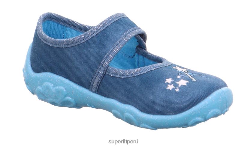 educación física Superfit bebés bonny - zapatilla con cierre de velcro azul V06L24106 zapatillas