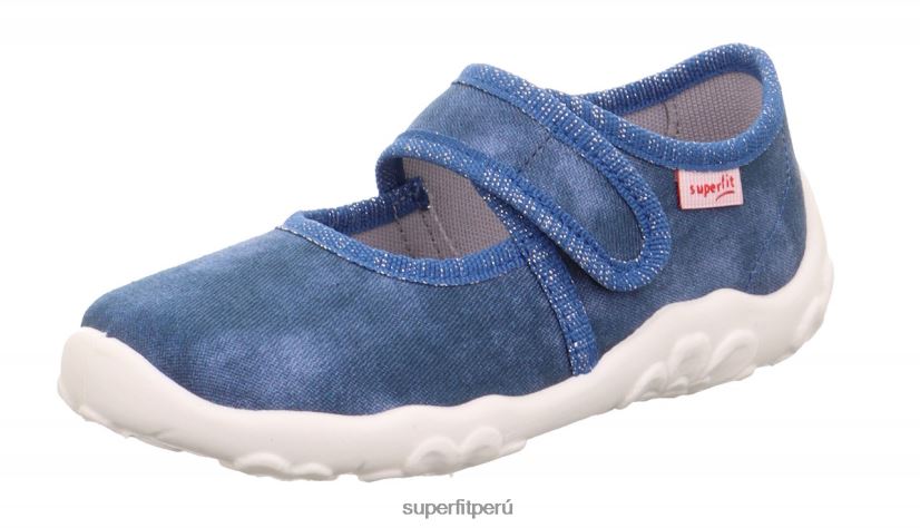 educación física Superfit bebés bonny - zapatilla con cierre de velcro azul V06L2411 zapatillas
