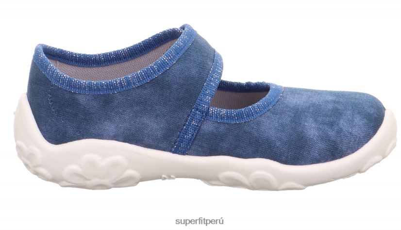 educación física Superfit bebés bonny - zapatilla con cierre de velcro azul V06L2411 zapatillas