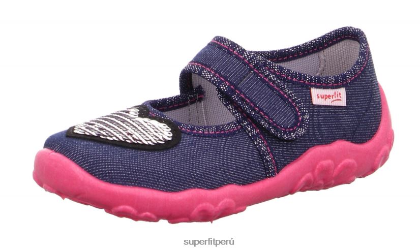 educación física Superfit bebés bonny - zapatilla con cierre de velcro azul V06L24128 zapatillas