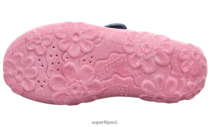 educación física Superfit bebés bonny - zapatilla con cierre de velcro azul V06L24133 zapatillas