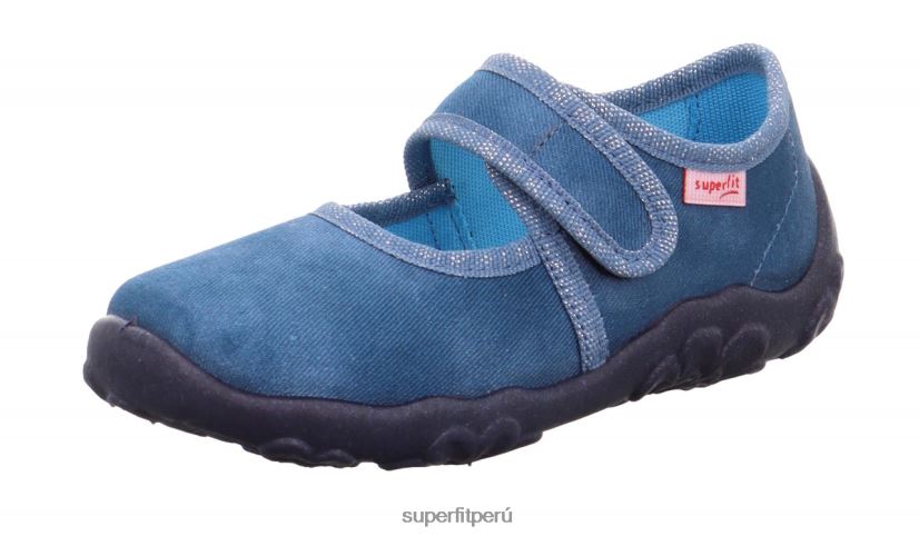 educación física Superfit bebés bonny - zapatilla con cierre de velcro azul V06L24146 zapatillas