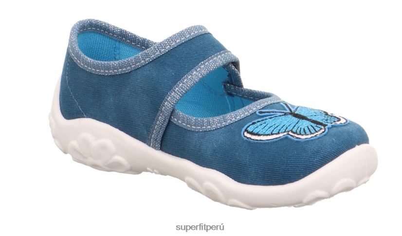 educación física Superfit bebés bonny - zapatilla con cierre de velcro azul V06L2423 zapatillas