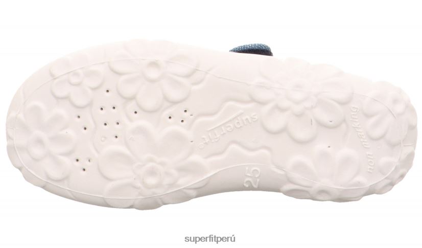 educación física Superfit bebés bonny - zapatilla con cierre de velcro azul V06L2423 zapatillas