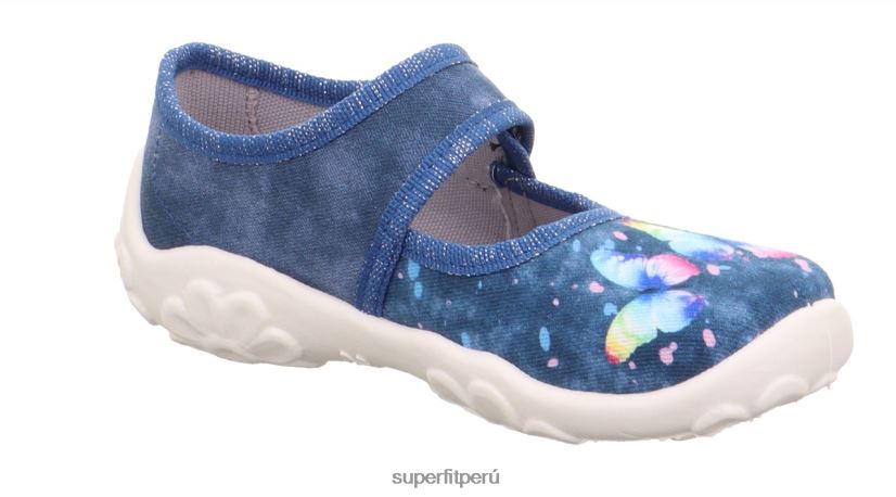 educación física Superfit bebés bonny - zapatilla con cierre de velcro azul V06L2495 zapatillas