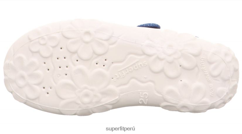 educación física Superfit bebés bonny - zapatilla con cierre de velcro azul V06L2495 zapatillas