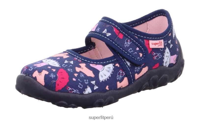 educación física Superfit bebés bonny - zapatilla con cierre de velcro azul/multicolor V06L24123 zapatillas