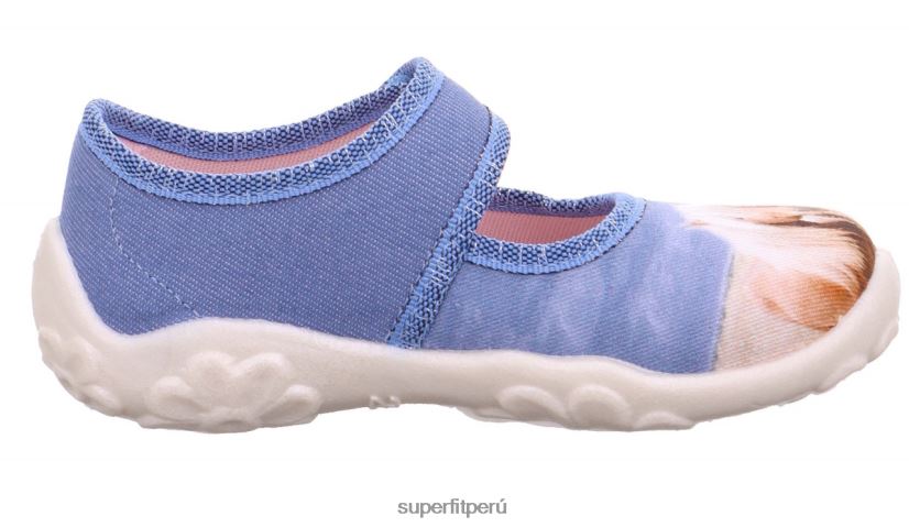educación física Superfit bebés bonny - zapatilla con cierre de velcro azul/multicolor V06L24145 zapatillas