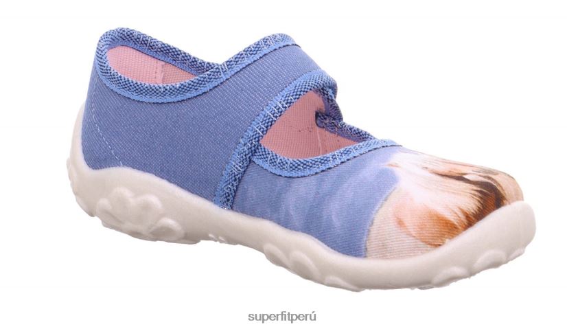 educación física Superfit bebés bonny - zapatilla con cierre de velcro azul/multicolor V06L24145 zapatillas