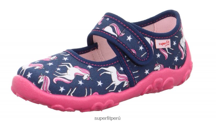 educación física Superfit bebés bonny - zapatilla con cierre de velcro azul/multicolor V06L243 zapatillas