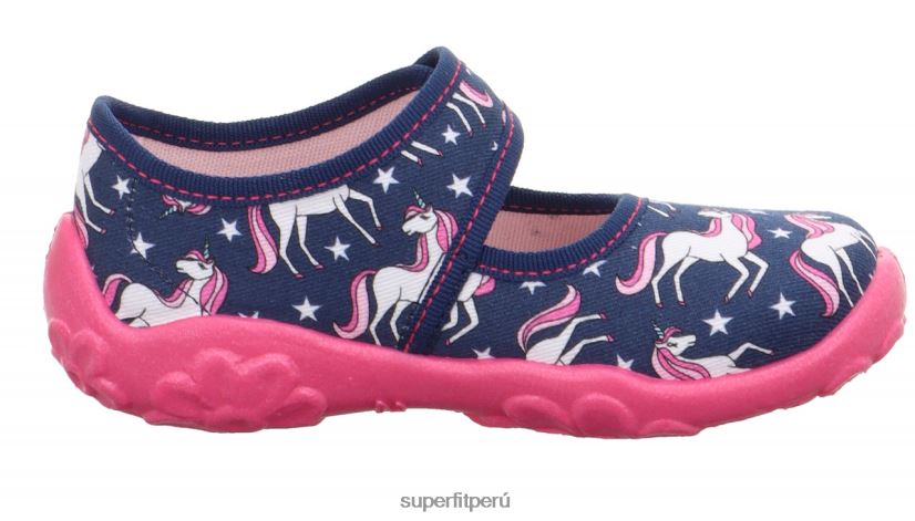 educación física Superfit bebés bonny - zapatilla con cierre de velcro azul/multicolor V06L243 zapatillas