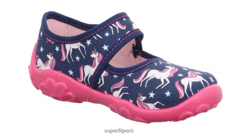 educación física Superfit bebés bonny - zapatilla con cierre de velcro azul/multicolor V06L243 zapatillas