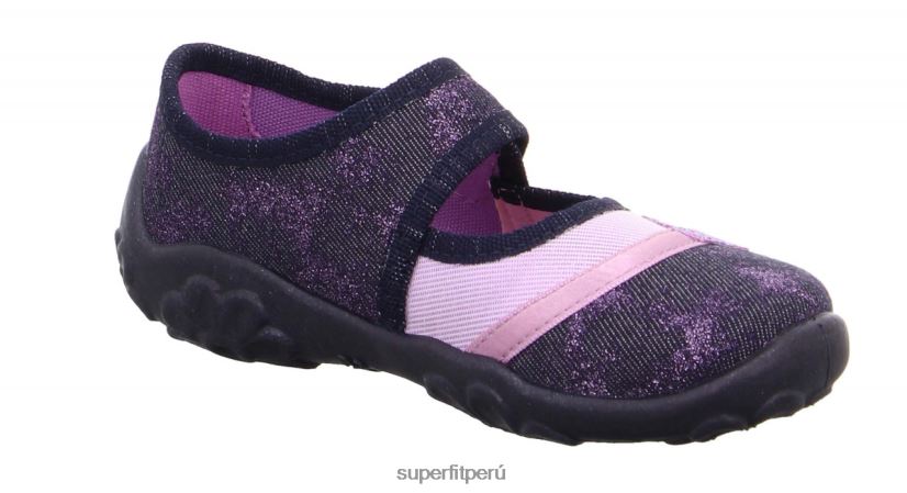 educación física Superfit bebés bonny - zapatilla con cierre de velcro azul púrpura V06L24108 zapatillas