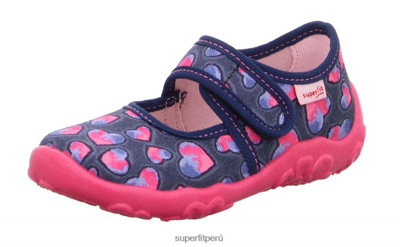 educación física Superfit bebés bonny - zapatilla con cierre de velcro azul rosado V06L24159 zapatillas