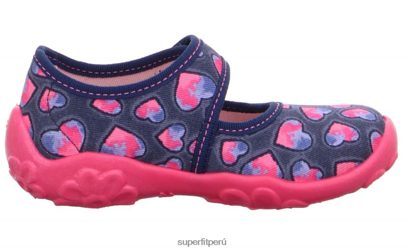 educación física Superfit bebés bonny - zapatilla con cierre de velcro azul rosado V06L24159 zapatillas
