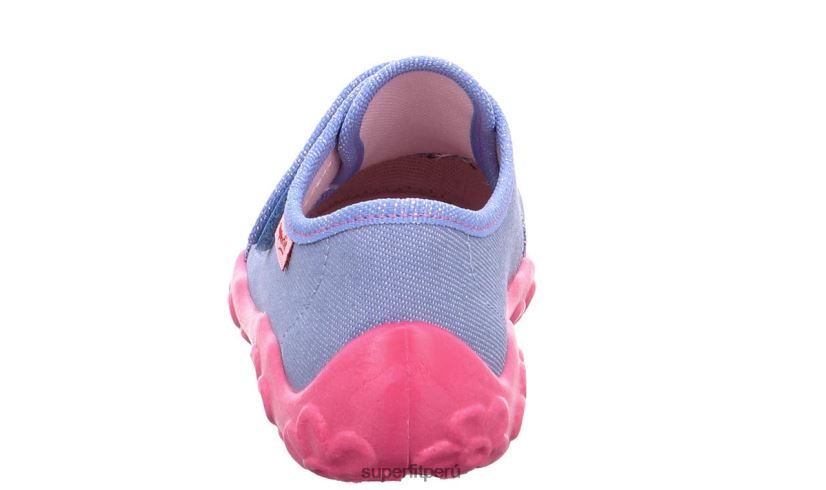 educación física Superfit bebés bonny - zapatilla con cierre de velcro azul rosado V06L2438 zapatillas