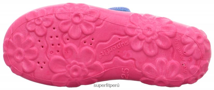 educación física Superfit bebés bonny - zapatilla con cierre de velcro azul rosado V06L2438 zapatillas