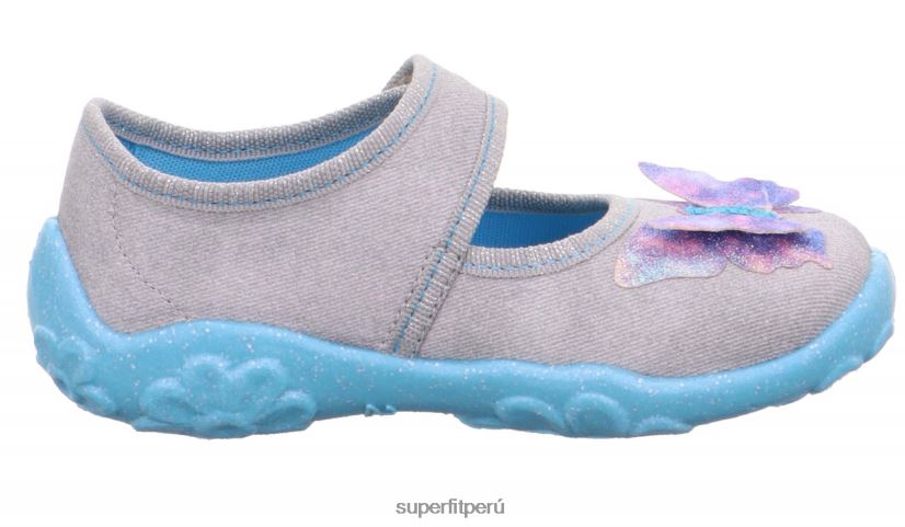 educación física Superfit bebés bonny - zapatilla con cierre de velcro gris V06L24119 zapatillas