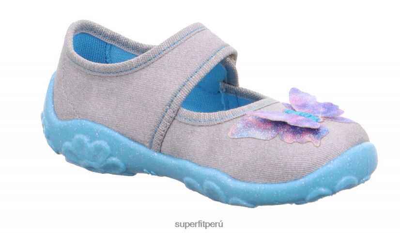 educación física Superfit bebés bonny - zapatilla con cierre de velcro gris V06L24119 zapatillas