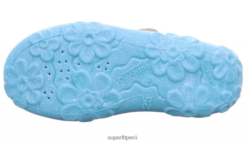 educación física Superfit bebés bonny - zapatilla con cierre de velcro gris V06L24119 zapatillas