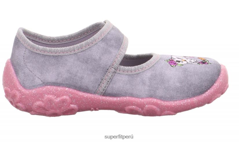 educación física Superfit bebés bonny - zapatilla con cierre de velcro gris V06L24149 zapatillas