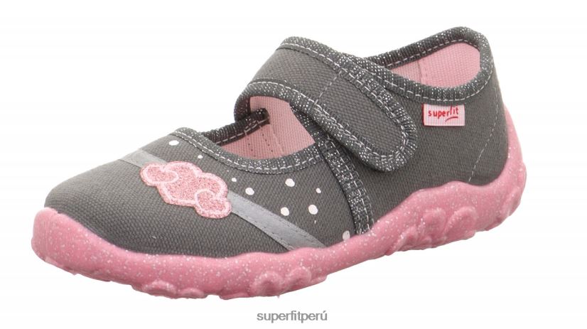 educación física Superfit bebés bonny - zapatilla con cierre de velcro gris V06L2461 zapatillas