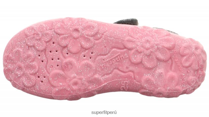 educación física Superfit bebés bonny - zapatilla con cierre de velcro gris V06L2461 zapatillas