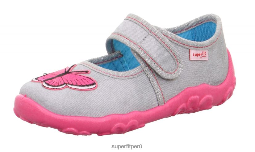 educación física Superfit bebés bonny - zapatilla con cierre de velcro gris V06L2477 zapatillas