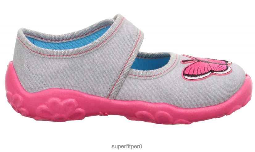 educación física Superfit bebés bonny - zapatilla con cierre de velcro gris V06L2477 zapatillas