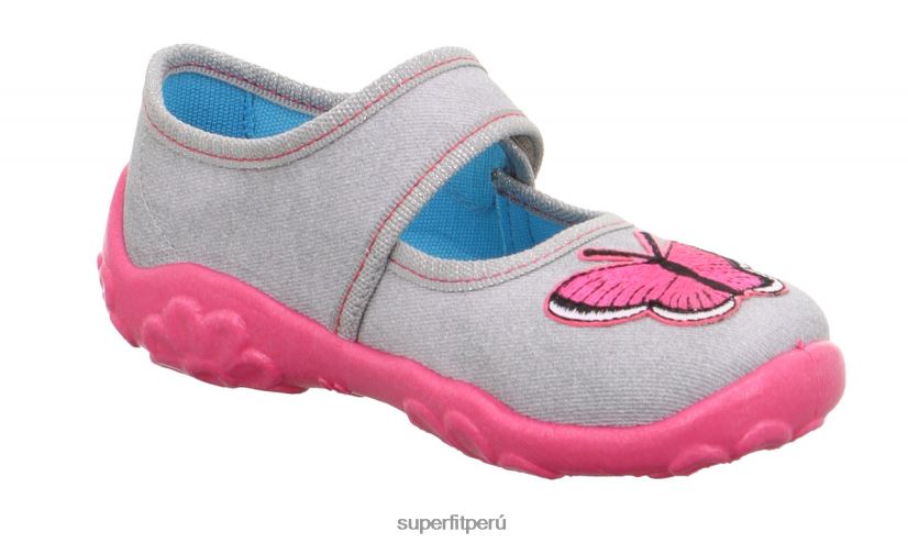 educación física Superfit bebés bonny - zapatilla con cierre de velcro gris V06L2477 zapatillas