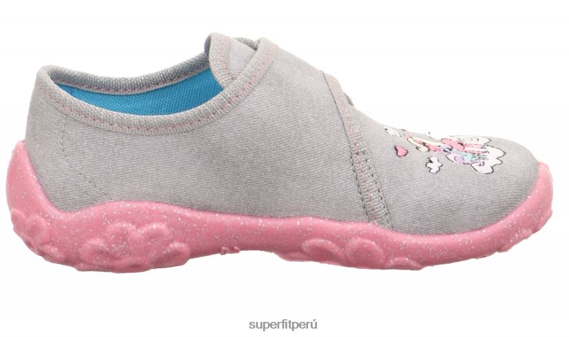 educación física Superfit bebés bonny - zapatilla con cierre de velcro gris claro V06L2485 zapatillas