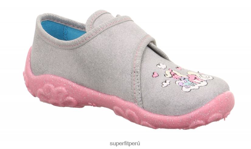 educación física Superfit bebés bonny - zapatilla con cierre de velcro gris claro V06L2485 zapatillas