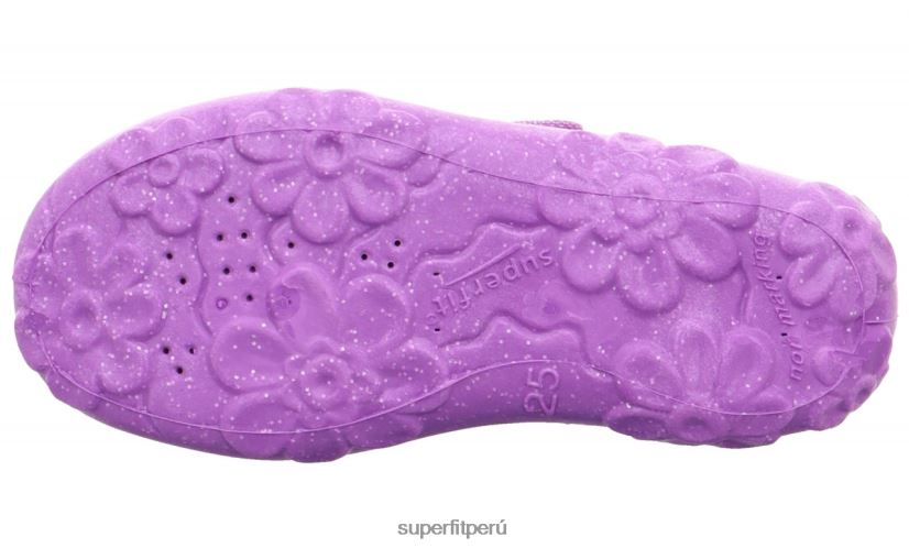 educación física Superfit bebés bonny - zapatilla con cierre de velcro púrpura V06L24124 zapatillas