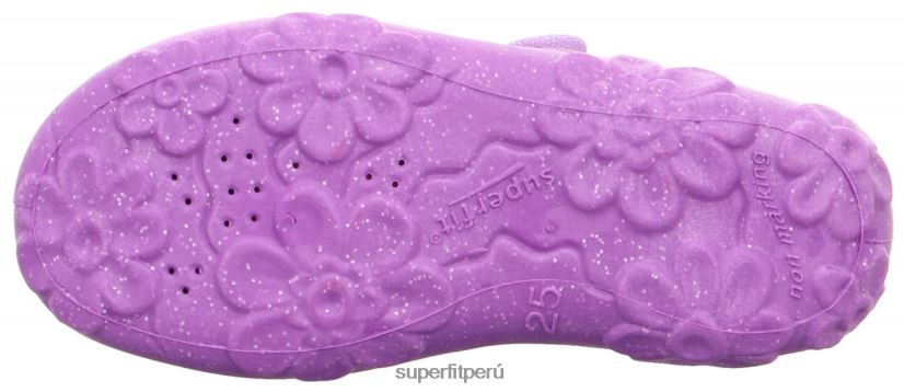 educación física Superfit bebés bonny - zapatilla con cierre de velcro púrpura V06L24126 zapatillas