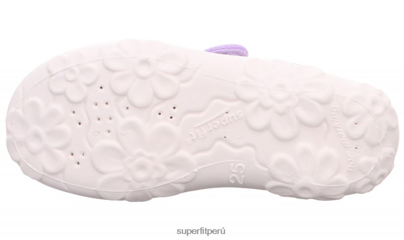 educación física Superfit bebés bonny - zapatilla con cierre de velcro púrpura V06L24164 zapatillas