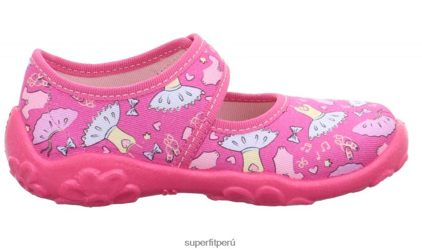 educación física Superfit bebés bonny - zapatilla con cierre de velcro rosa V06L24135 zapatillas