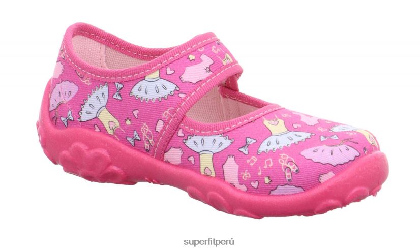 educación física Superfit bebés bonny - zapatilla con cierre de velcro rosa V06L24135 zapatillas
