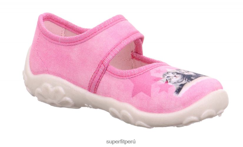 educación física Superfit bebés bonny - zapatilla con cierre de velcro rosa/multicolor V06L24153 zapatillas