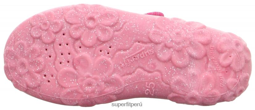 educación física Superfit bebés bonny - zapatilla con cierre de velcro rosa/multicolor V06L2440 zapatillas