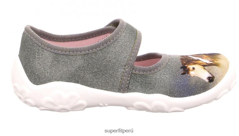 educación física Superfit bebés bonny - zapatilla con cierre de velcro verde V06L2490 zapatillas