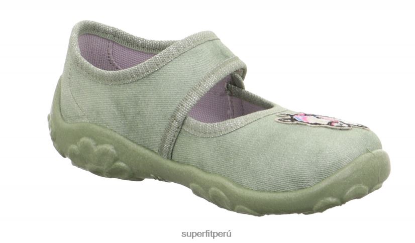 educación física Superfit bebés bonny - zapatilla con cierre de velcro verde claro V06L2449 zapatillas