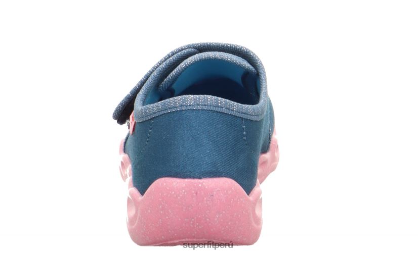 educación física Superfit bebés burbuja - zapatilla con cierre de velcro azul V06L2429 zapatillas