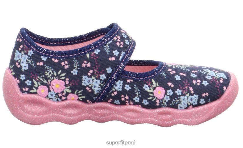 educación física Superfit bebés burbuja - zapatilla con cierre de velcro azul/multicolor V06L24132 zapatillas