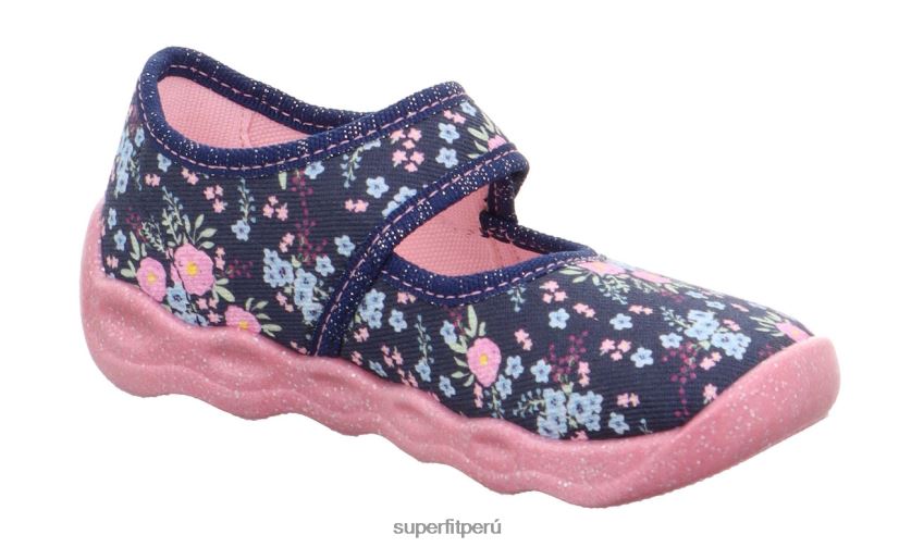 educación física Superfit bebés burbuja - zapatilla con cierre de velcro azul/multicolor V06L24132 zapatillas