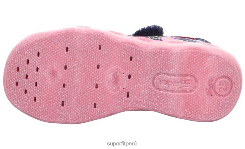 educación física Superfit bebés burbuja - zapatilla con cierre de velcro azul/multicolor V06L24132 zapatillas