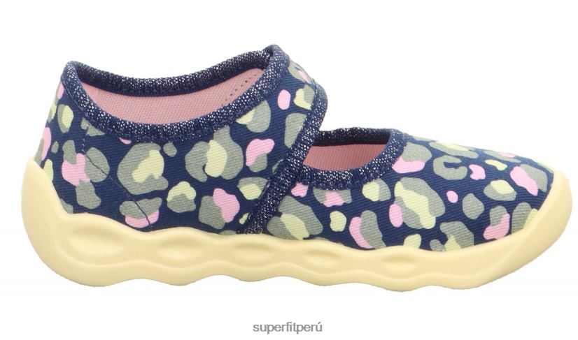 educación física Superfit bebés burbuja - zapatilla con cierre de velcro azul/multicolor V06L2462 zapatillas