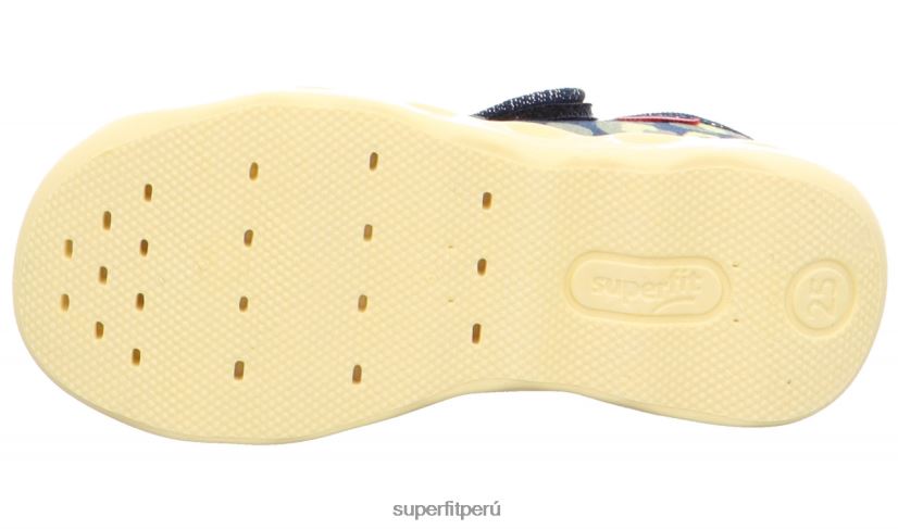 educación física Superfit bebés burbuja - zapatilla con cierre de velcro azul/multicolor V06L2462 zapatillas